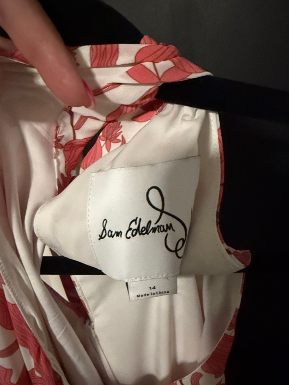 Sam Edelman Pink and White Floral Maxi Dress - Picture 2 of 3
